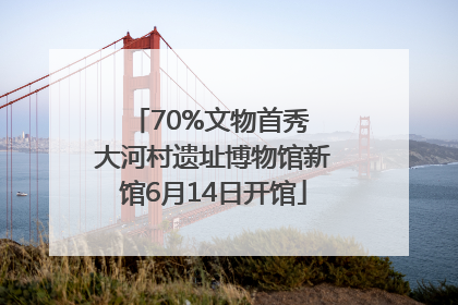 70%文物首秀 大河村遗址博物馆新馆6月14日开馆